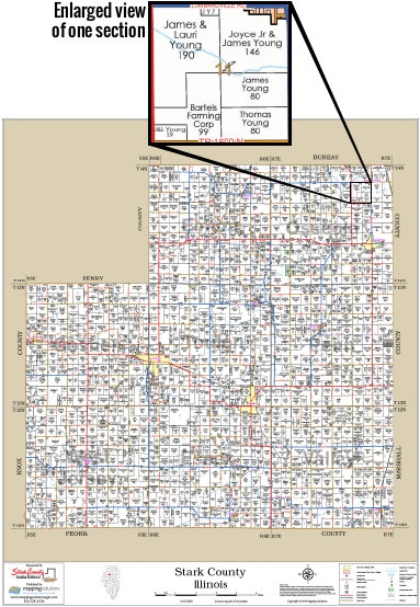 how to find township range section in minnesota